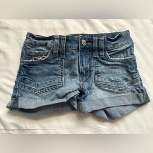 Aeropostale Low-Rise Classic Midi Blue Denim Jeans